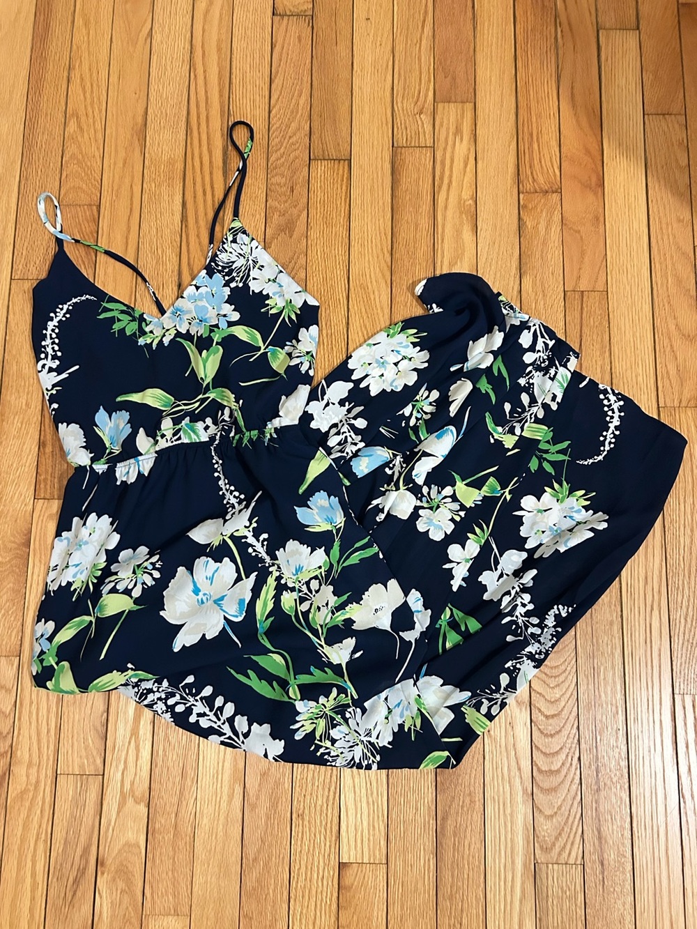 Stella Luce Navy Floral Maxi Dress